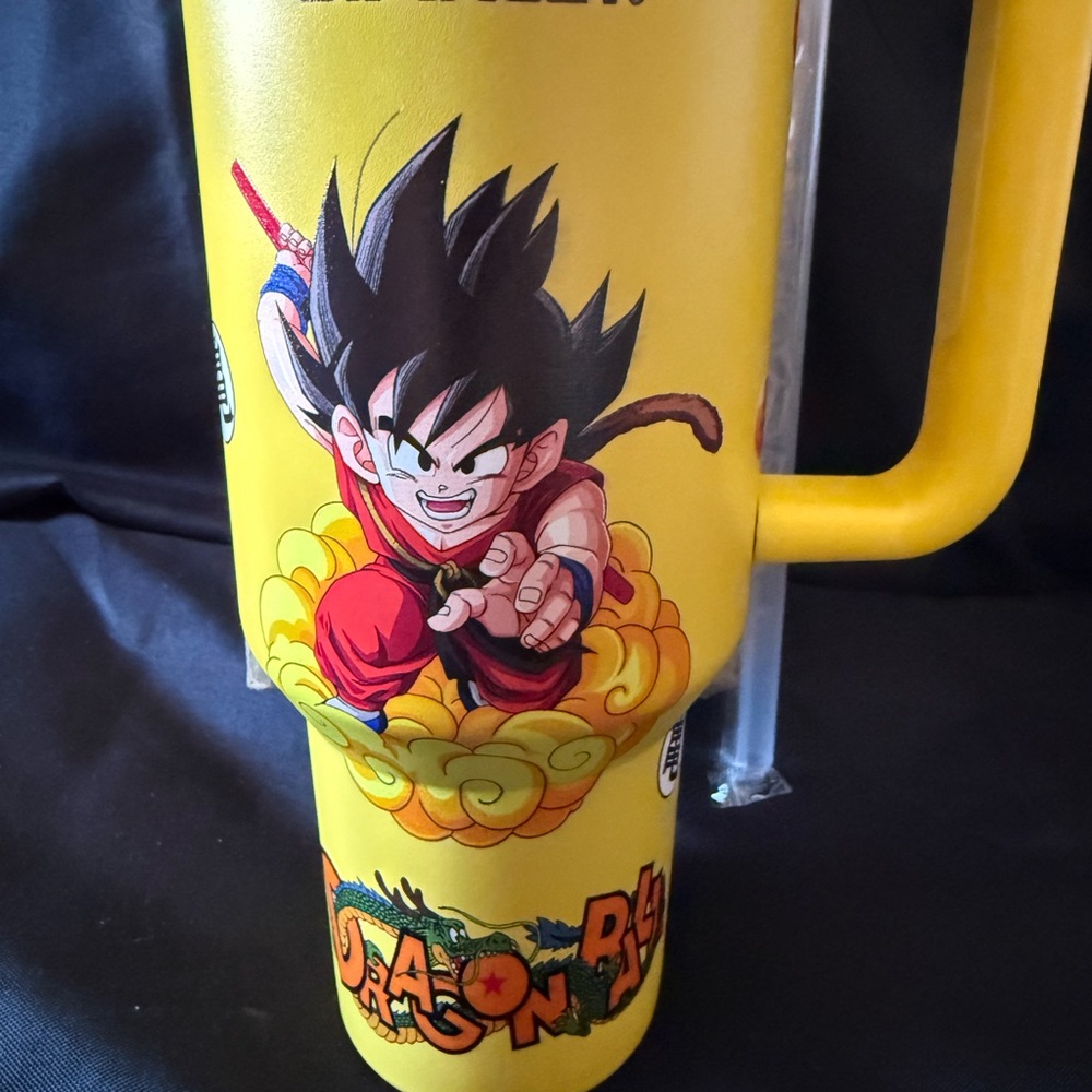 New Stanley 40oz Yellow Dragon Ball Z Tumbler with Straw - Picture 3 of 9
